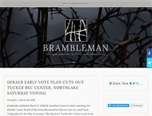 Tablet Screenshot of brambleman.com